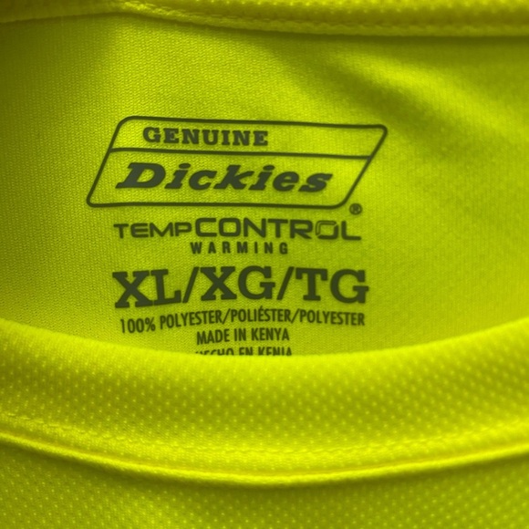 Genuine Dickies Brushed Back Long Sleeve Tee Refular Fit XL - Picture 3 of 7